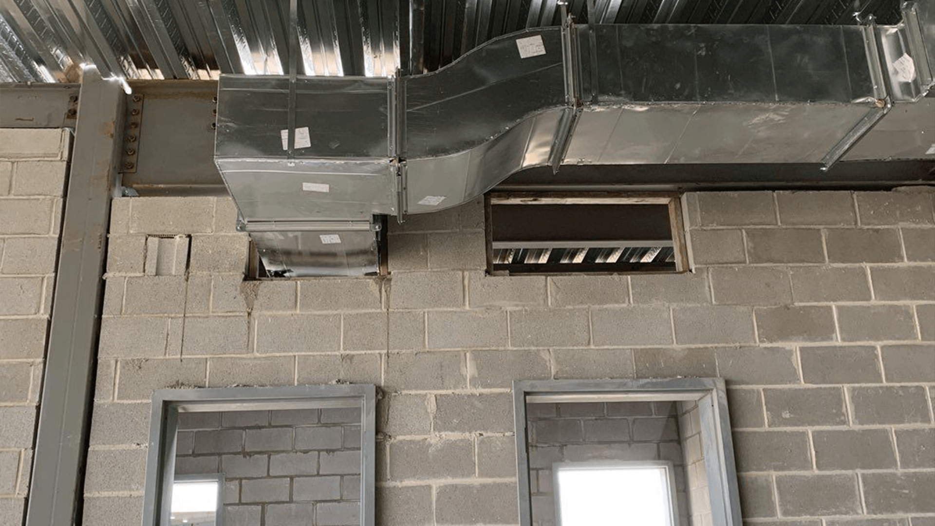 US Customs and Border Protection HVAC duct installation